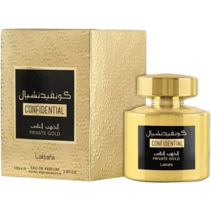 Парфюмна вода за жени Lattafa, Confidential Private Gold, 100ml EDP